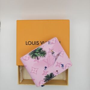 Louis Vuitton Pink Tropical Monogram Wallet